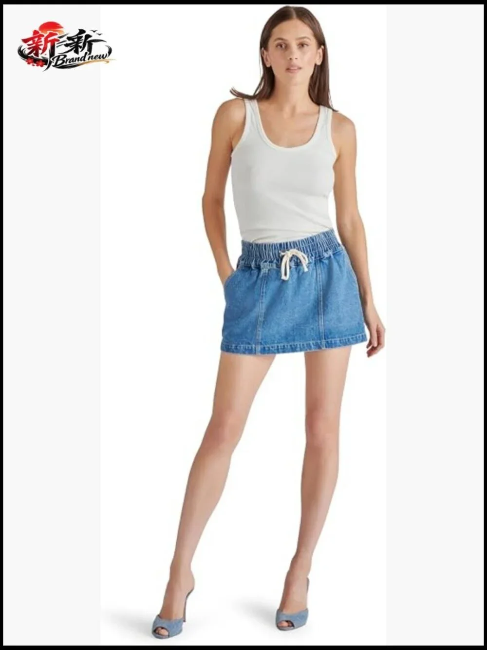 Kohana Skort with 1.25 Inseam, Mid Rise, Drawstring Closure